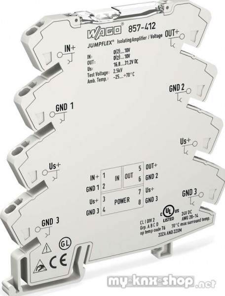 WAGO Trennverstärker Konf.U/U 857-412