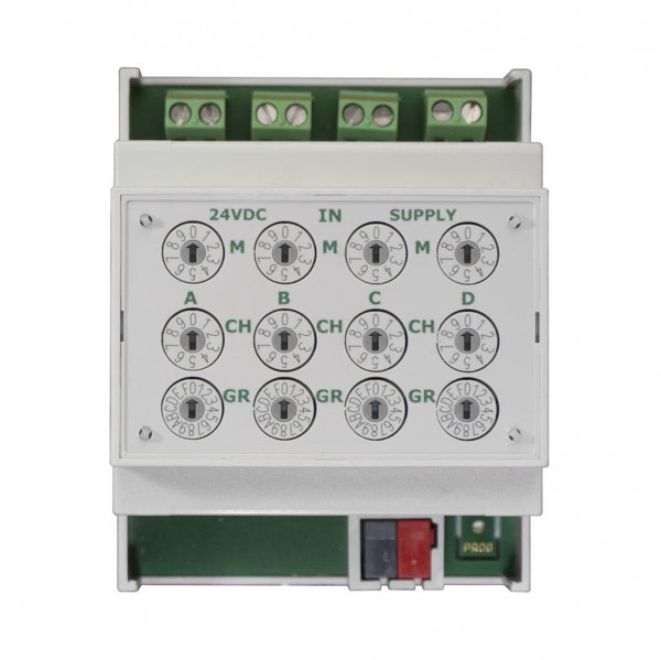 Lingg&Janke Q79531 KNX quick Binäreingang 4-fach, Kontaktabfrage, 4 TE BE4FK-Q