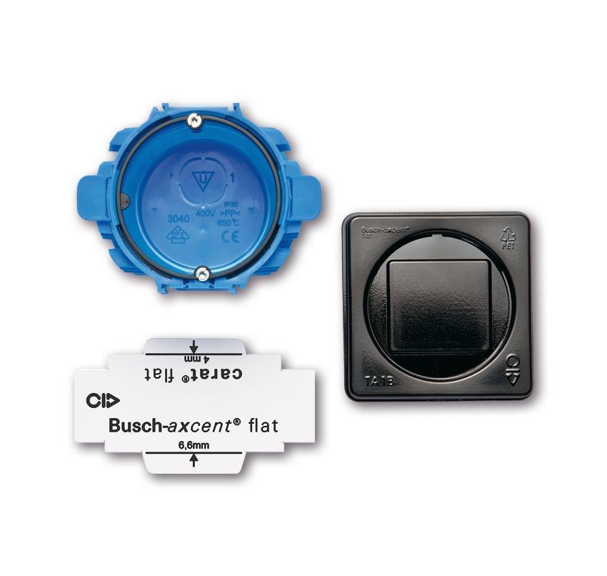 Busch-Jaeger Montageset Busch-axcent flat...