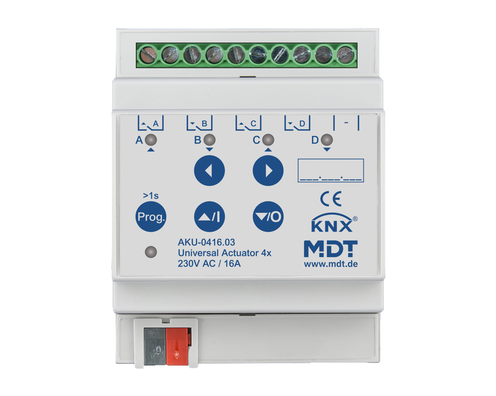 MDT AKU-0416.03 KNX Universalaktor 4-fach, 4TE...