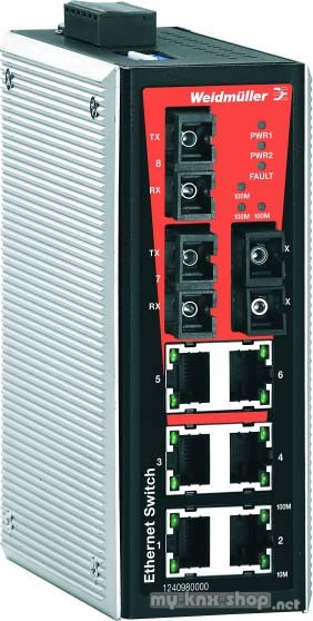 Weidmüller Netzwerk-Switch IE-SW-VL09T-6TX-3SC