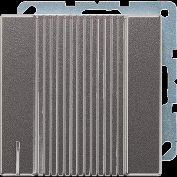 Jung AL2967SAN Signalgeber, AC 8 bis 12 V ~, Tragring, Piezo, 2 Klangfarben, bruchsicher