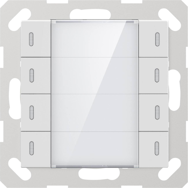 GVS KNX Multifunktions-Tastsensor ADVANCE+, 4-fach Weiss glänzend inkl. Temperatursensor - ADV-08/02