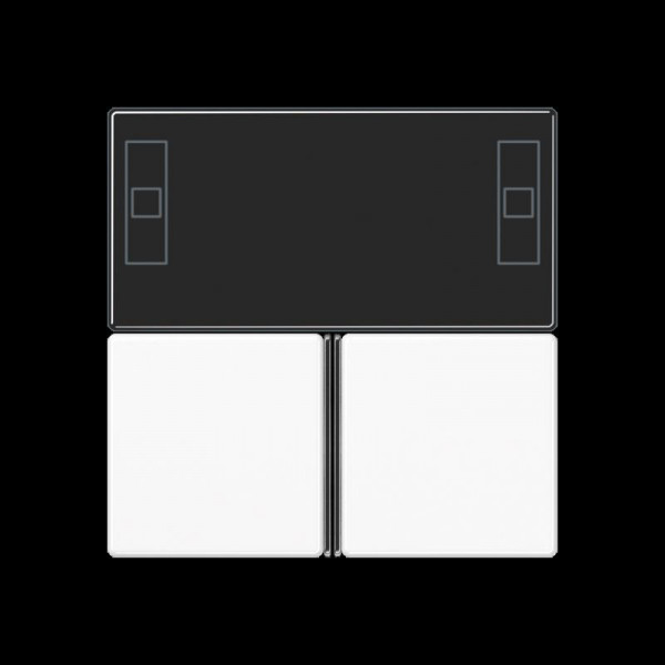 Jung A4093TSAWW Tastensatz, komplett, für Kompakt-Raumcontroller-Modul Art.-Nr.: 4093 KRM TS D