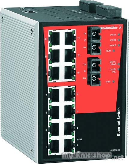 Weidmüller Netzwerk-Switch IE-SW-PL16M-14TX-2SC