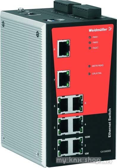 Weidmüller Netzwerk-Switch IE-SW-PL08M-8TX