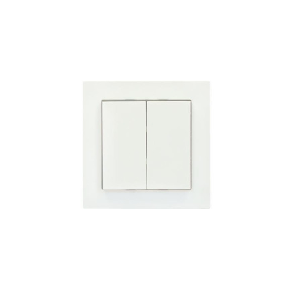 Lingg&Janke Q87860 KNX quick UP Tastsensor 4fach 55x55mm, 4 Binär Ein- / Ausgänge, inklusive KNX Bus