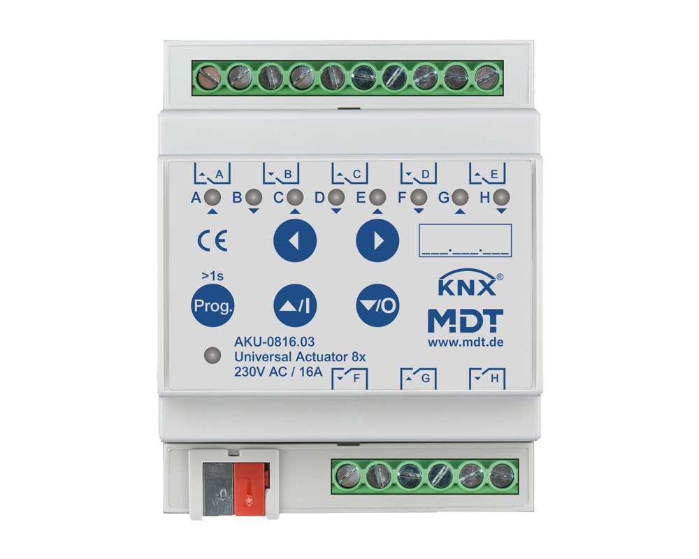 MDT AKU-0816.03 KNX Universalaktor 8-fach, 4TE...