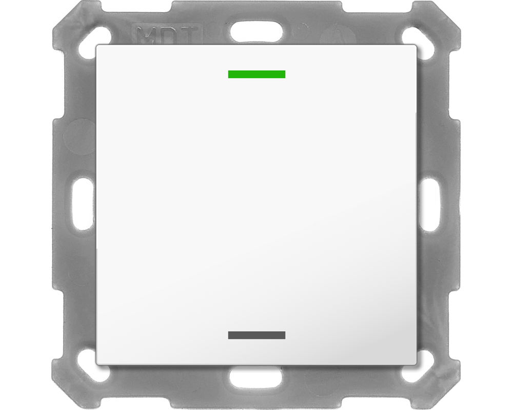 MDT BE-TAL55T1.01 KNX Taster Light 55 1-fach,...