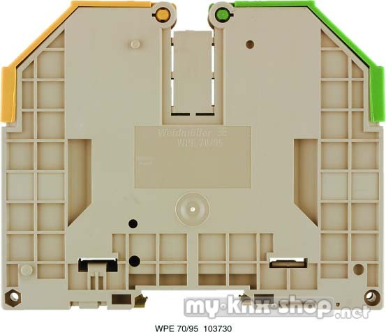 Weidmüller Schutzleiterklemme 75x20,5x86mm WPE 70N/35