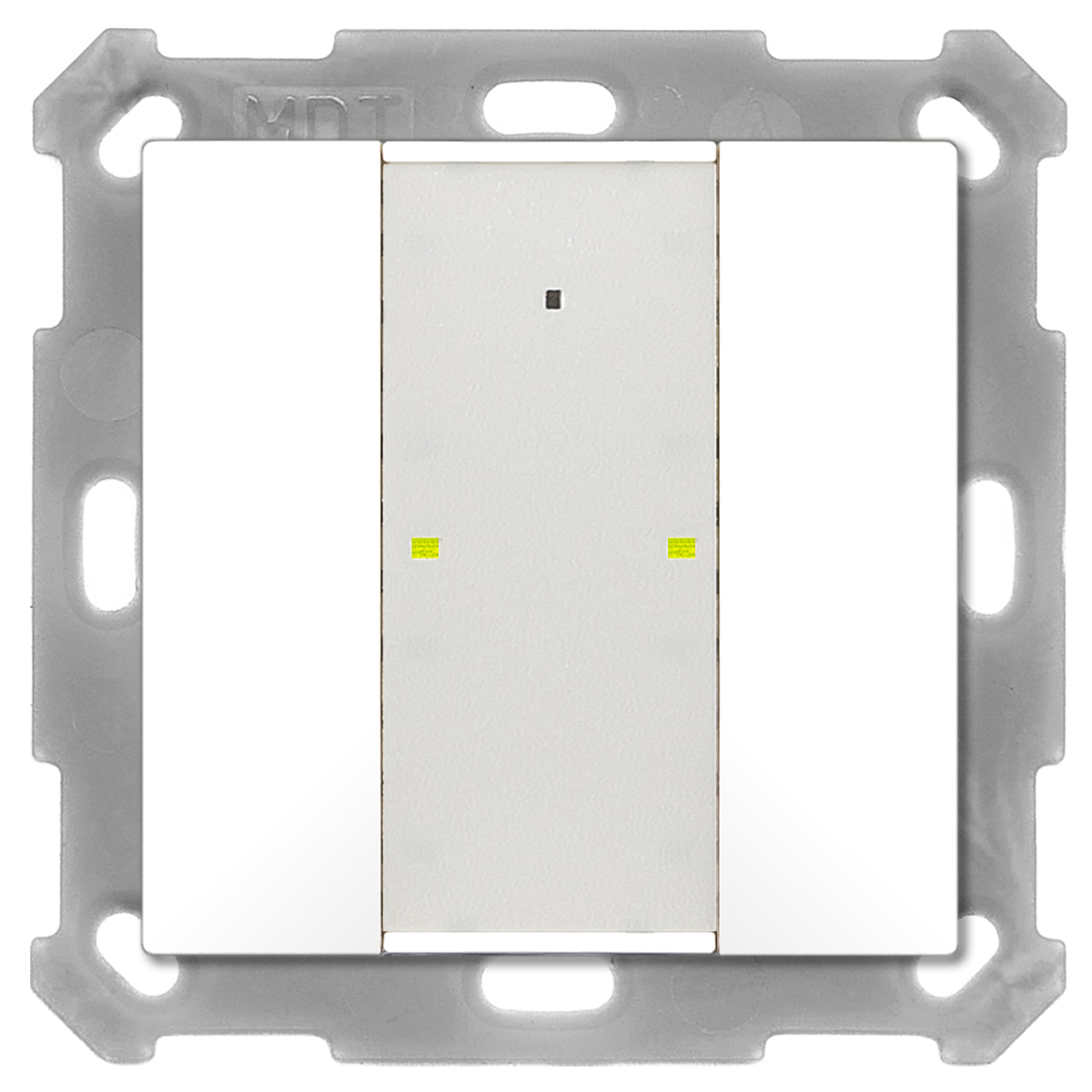 MDT BE-TA55P2.02 KNX Taster Plus 55 2-fach,...