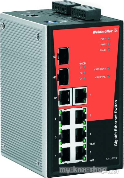 Weidmüller Netzwerk-Switch IE-SW-PL10M1GT2GS7TX