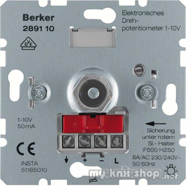 Berker 289110 Drehpotenziometer 1-10 V...