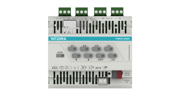 Interra KNX Universal Dimmer Actuator - 4 Channel ITR501-0004