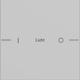 Gira Wippenset 1-fach für Tastsensor 4 System 55 individuell Grau matt 5761015