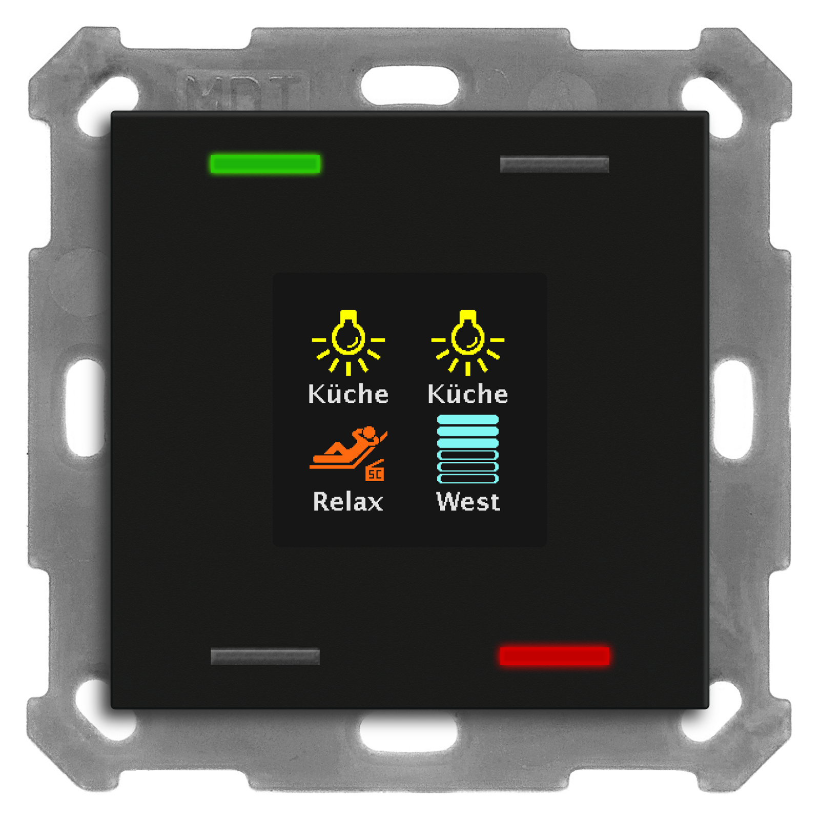 MDT BE-TAS550406.01 KNX Taster Smart 55 4-fach...