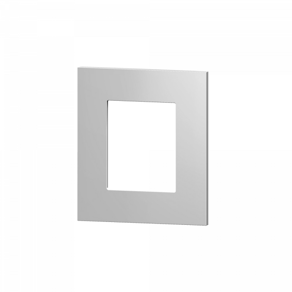 Ekinex EK-PQS-GBU KNX Viereckige Platte, Fenster 60x60 mm, Carbon