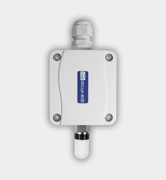 Arcus eds SK10-THC-AFF-MMF KNX Sensor, Temperatur/Feuchte, RTR, Außenfeuchtefühler mit Metallmembran