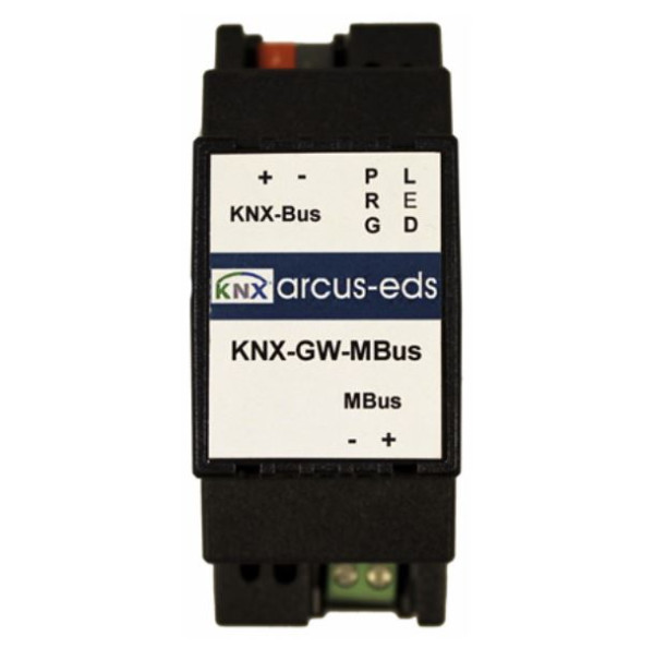 Arcus eds KNX-GW-MBus-REG Gateway für bis zu 3 MBUS Geräte auf KNX, REG 02, IP20, ein Busmaster der