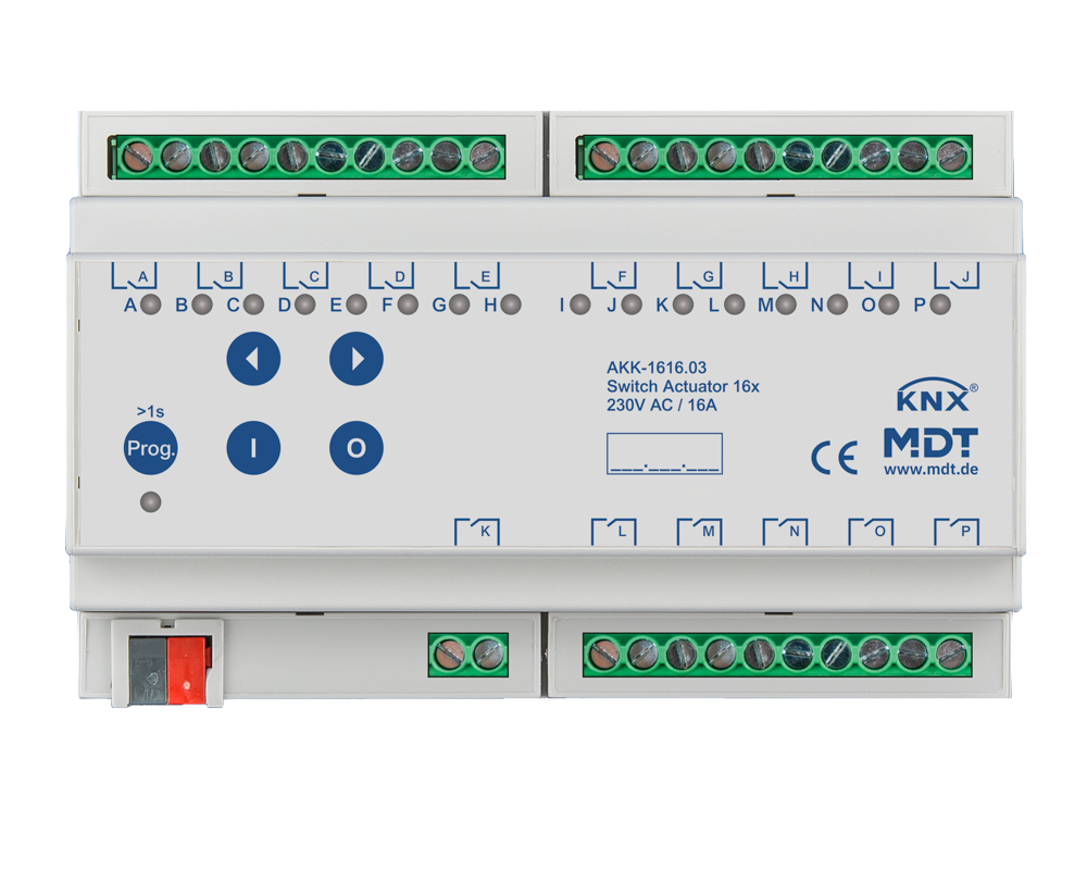 MDT AKK-1616.03 KNX Schaltaktor 16-fach, 8TE...