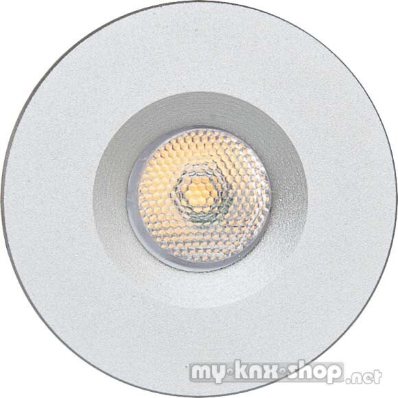 EVN Lichttechnik P-LED Lichtpunkt IP20 12V 3W 3000K rd P21031402 alu-mt