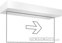 ESYLUX LED-Notleuchte ws 3h, f.AP-/Deck SLX24LEDi EN10077371