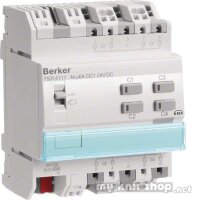 Berker KNX Jalousieaktor 4-fach 24V DC REG 75314111