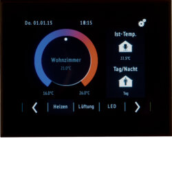 Berker Touch Control mit TFT-Display KNX 75740101