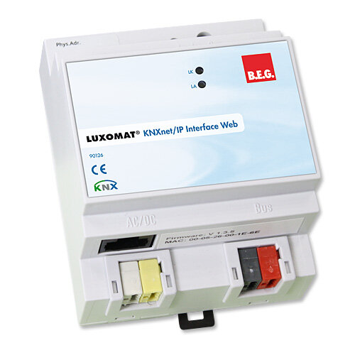 B.E.G. Luxomat 90126 KNXnet/IP Interface Web