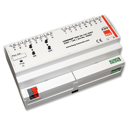 B.E.G. Luxomat 90201 KNX Schaltaktor - KNX SA-16C-230V