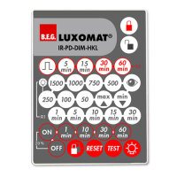 B.E.G. Luxomat 92114 IR-PD-DIM-HKL Fernbedienung