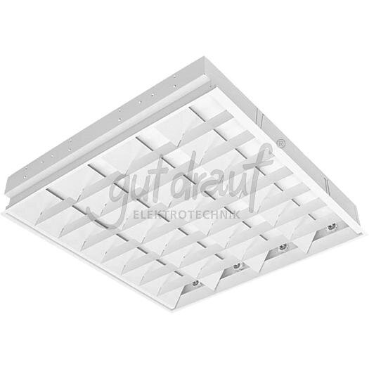 Einlege-Leuchte,ws,4x18W 600x600mm,LED vorverdr., IP 20 Wielandstecker