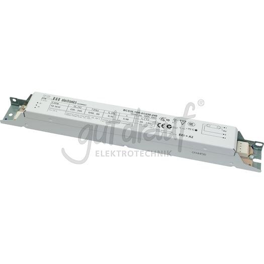 Elektronisches Vorschaltgerät f. Leuchtstofflampen T8 1x36W