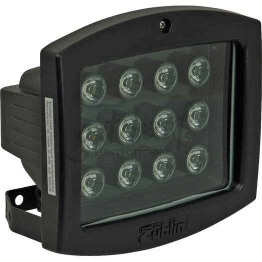 LED Strahler 12LED, schwarz