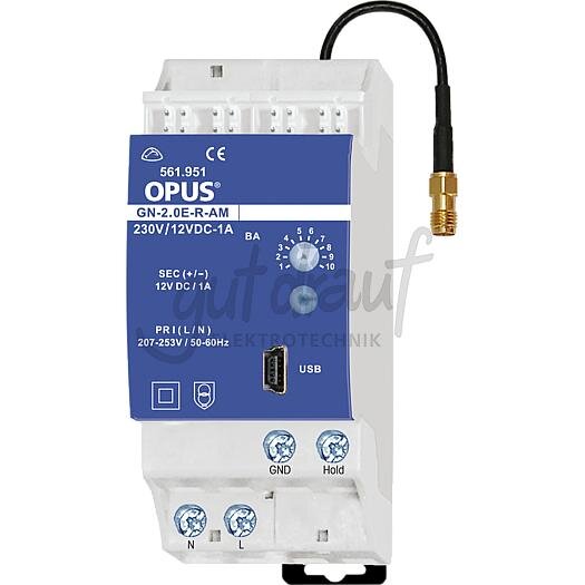 Opus Eltako 2.0 Empfang REG 12 V Antennenmodul Antennenmodul bis zu 126 Aktoren