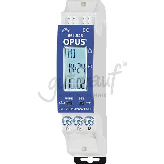 Opus gN-2.0-REG-Display-Zeitsch. uhr, 8-Kanal,mit Astrofunkt. GN-2.0SU-R