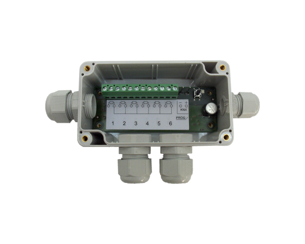 MDT SCN-RT6AP.01 KNX Temperaturregler/Sensor 6-fach, AP, für PT1000 Temperaturfühler