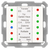 MDT SCN-LED55.01 KNX LED Anzeige 55, Reinweiß...