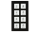 MDT BE-GT08S.01 KNX Glastaster Plus 8-fach, Schwarz