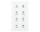 MDT BE-GT08W.01 KNX Glastaster Plus 8-fach, Weiß