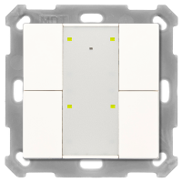 MDT RF-TA55A4.01 KNX RF+ Funk Taster Plus 4-fach mit...