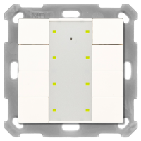 MDT RF-TA55A8.01 KNX RF+ Funk Taster Plus 8-fach mit...