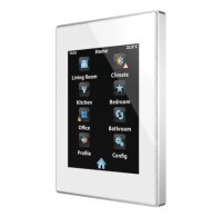 Zennio ZVI-Z41PRO-WP Kapazitives Farb-Touchpanel mit...