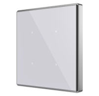 Zennio ZVI-SQTMD4-S kapazitives Touch-Panel mit 4 Tasten...