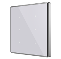 Zennio ZVI-SQTMD6-S kapazitives Touch-Panel mit 6 Tasten...