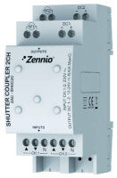 Zennio ZAC-SHUC2C Jalousieaktor Shutter Coupler 2CH REG 2...