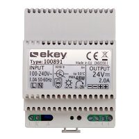 ekey NT REG 230 VAC/24 VDC/2 A, Reiheneinbau 100891