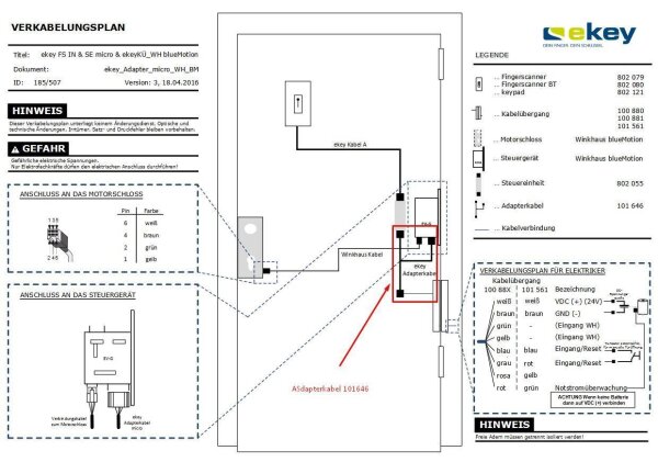 ekey Adapter micro WHS BM 101646