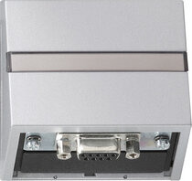 Gira 055826 KNX Datenschnittstelle mit Beschriftungsfeld und Demontageschutz Farbe Alu