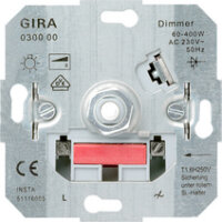 Gira 030000 LED-Dimmeinsatz 20-200W m.Dreh-Aussschalter